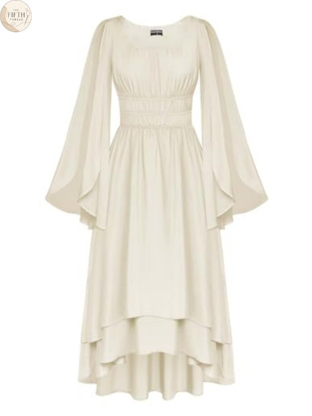 Renaissance Costume Split Sleeve Double Layer Dress
